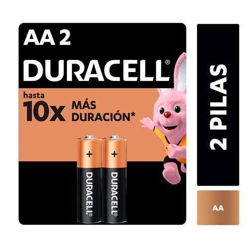 Pilas Alcalinas Blister 2 Unidades DURACELL AA