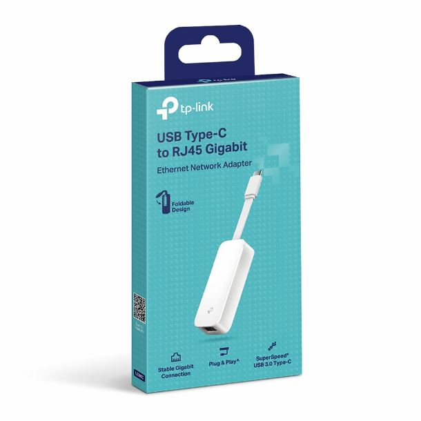 Adaptador USB 3.0 (C / RJ45) M - H TPLINK UE300C Gigabit