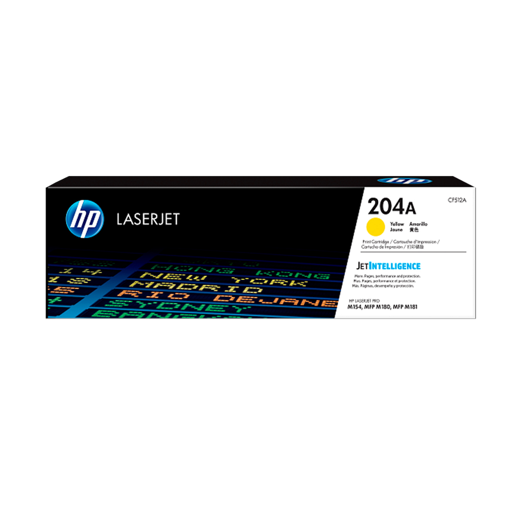 Toner Original HP HEWCF512A 204A (M154NW/M18) AMARILLO
