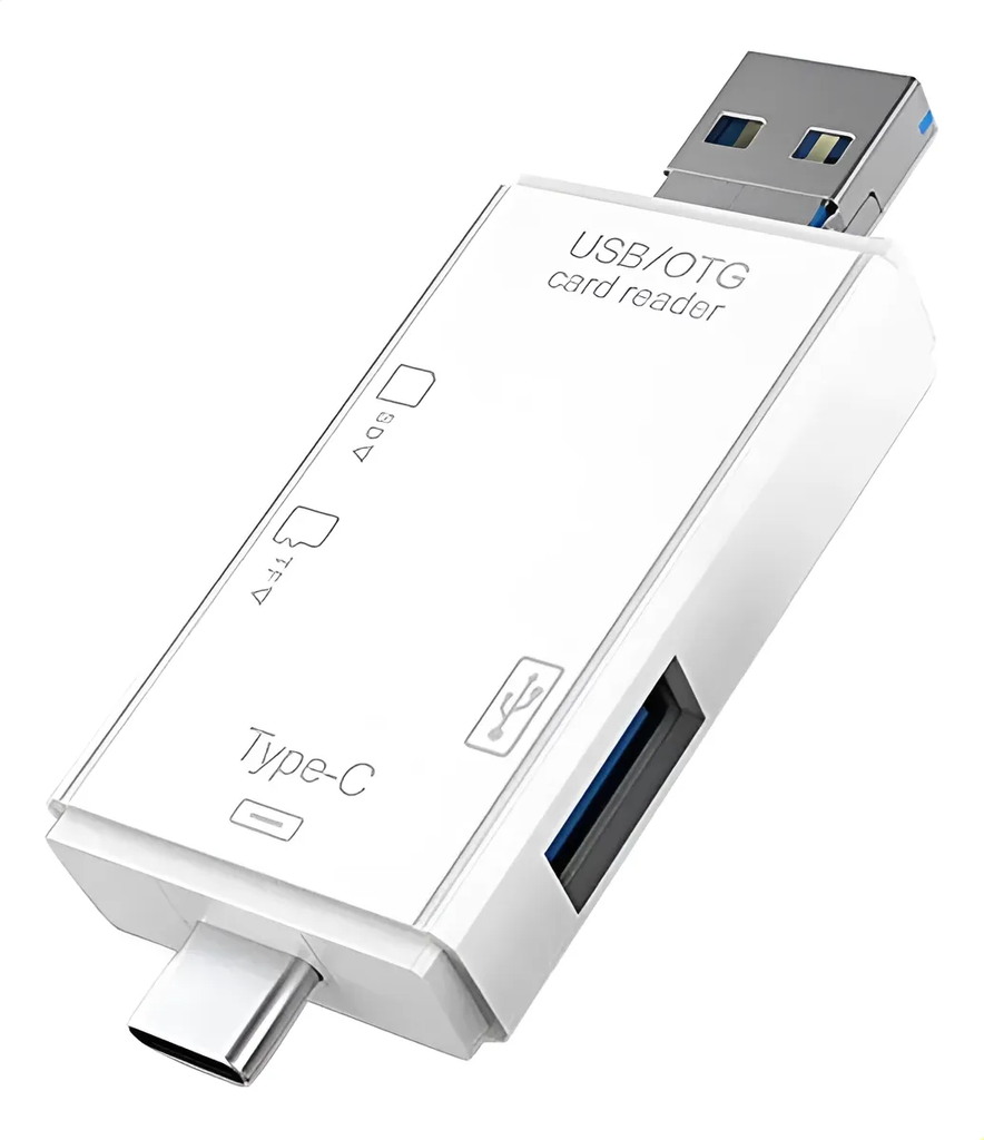 Lector de Tarjetas USB OTG (A Micro C) SD MIROSD USB AH