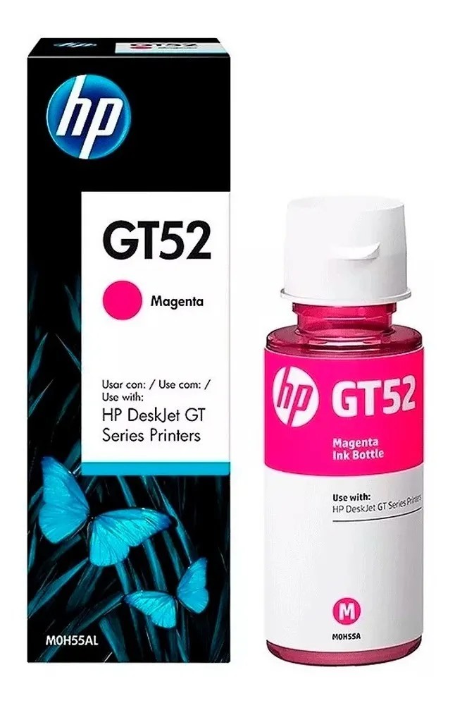 Botella Tinta Original HP GT52 Magenta