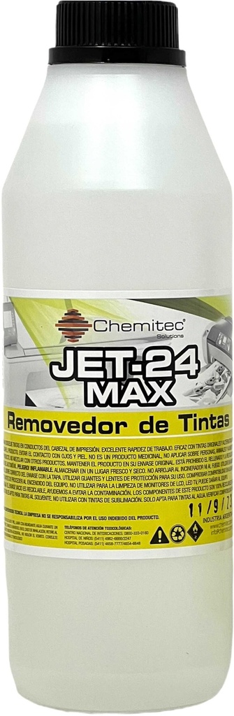 CHEMITEC Destintador de cabezales de impresoras J24M