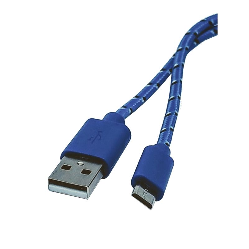 Cable USB 2.0 (A/Micro) M / M - 1.xMts Mallado