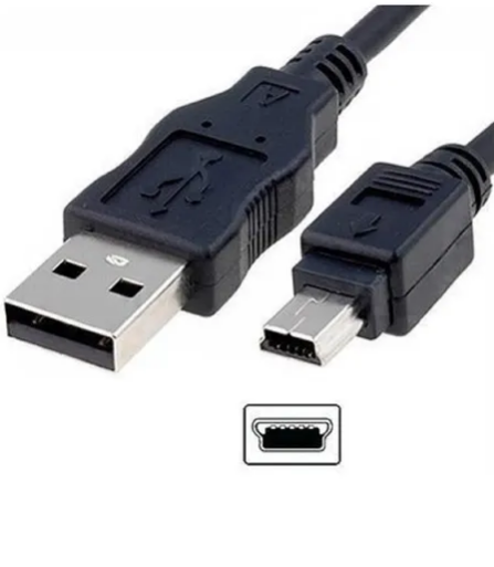 Cable USB 2.0 (A/Mini) M / M - 5p - 1.xMts