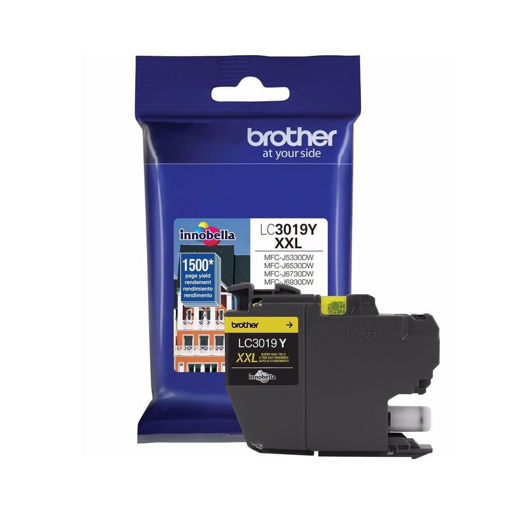 Cartucho BROTHER LC3019Y Amarillo (MFCJ6730DW)