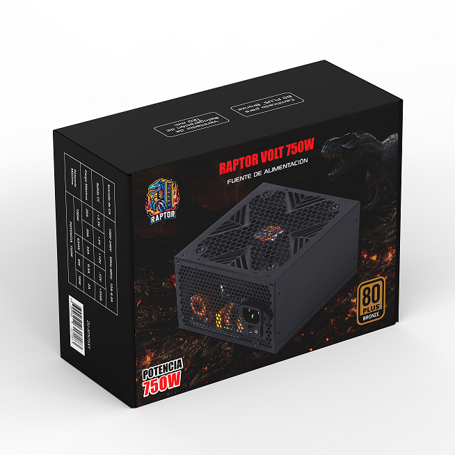 Fuente ATX 80+ 650w RAPTOR Bronze