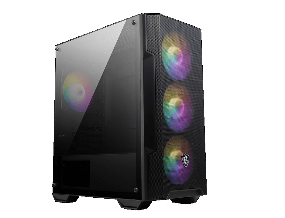 Gabinete MSI MAG FORGE M100A Acrilico Mid-Tower Fan RGB x4