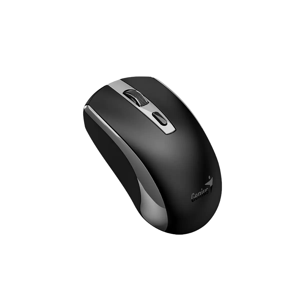Mouse inalambrico GENIUS ECO-8150 Negro/Gris RECARGABLE