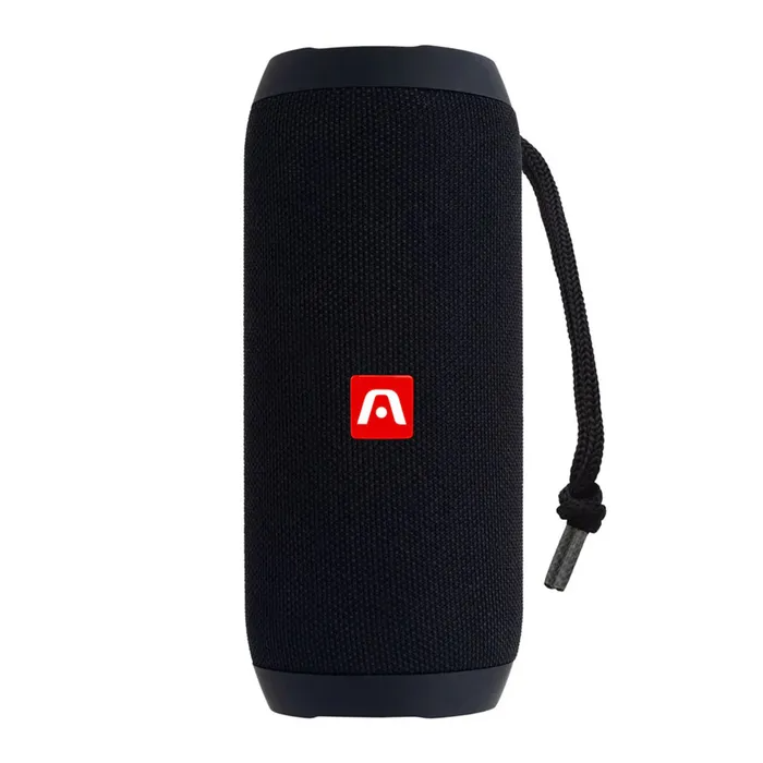 Parlante Inalámbrico ARGOMTECH BT TWS - Negro Drum Beats x Splash-Proof -  10.000mW RMS- Black Battery:  1200mAh A00540