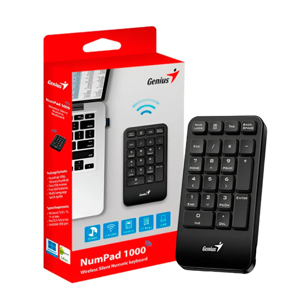 Teclado USB Numerico Genius NumPad 1000 WIRELESS