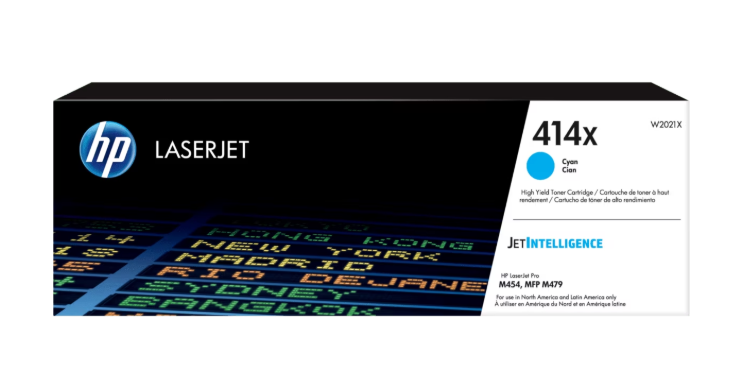 Toner Original HP 414X W2021X Cyan