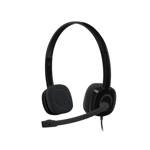 Auricular on ear c/Microfono Logitech H151 Negro 1 Jack