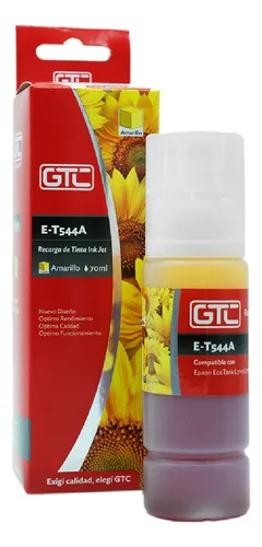 Botella Tinta Alternativa EPSON 544/504 70ml GTC (Y) Amarillo