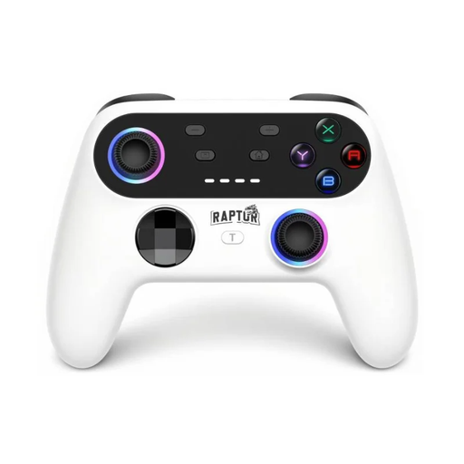 Joystick Inalambrico Recargable Raptor Apex Wireless p/PC/PS3 Blanco