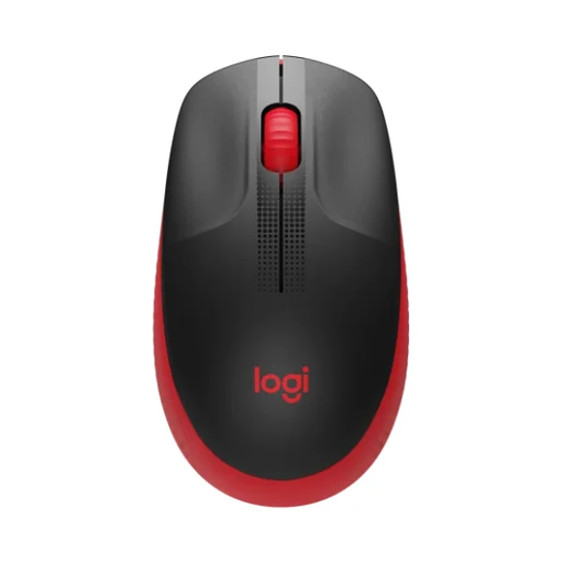 Mouse inalambrico LOGITECH M190 USB Negro/Rojo