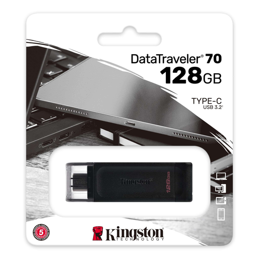 Pen Drive 128Gb 3.2 Kingston DT70 USB C