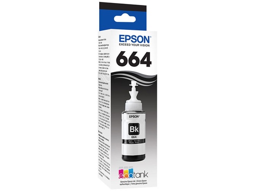 Botella Tinta Original EPSON T664120-AL Negro