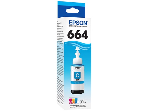 Botella Tinta Original EPSON T664220-AL Cian