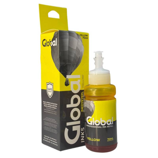 Botella Tinta Alternativa EPSON 664 70ml GLOBAL (Y) Amarilla