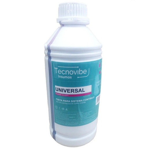 Botella Tinta Alternativa UNIVERSAL 1 Litro Magenta