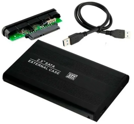 Caja Externa USB 2.0 para discos 2.5 Sata