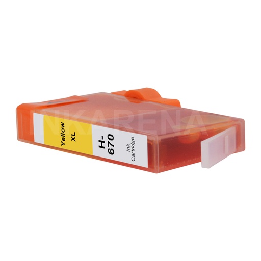Cartucho Alternativo para HP 670 Amarillo