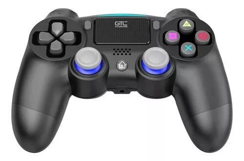 Joystick Inalambrico Recargable Luz Vibracion Auricular Negro PS3 PS4 PC - GTC (ANI-J01)