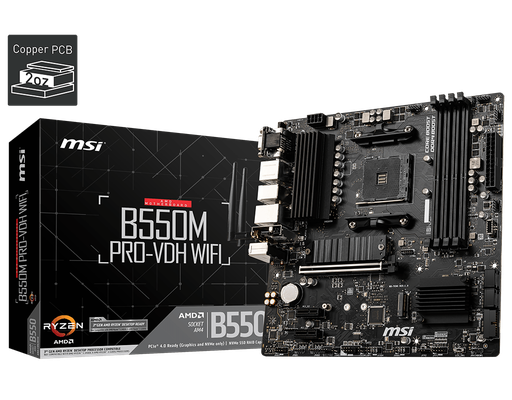 Motherboard sAM4 DDR4 WIFI MSI B550M PRO-VDH