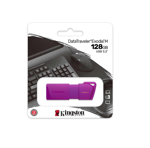 Pen Drive 128Gb 3.2 Kingston  DTXM NEON (Violeta)