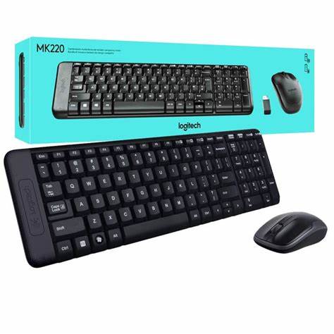 Teclado y Mouse Inalambrico LOGITECH MK220