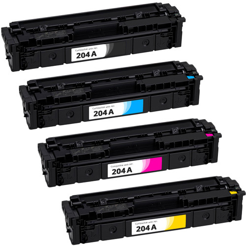 Toner Alternativo para HP COLOR CF512A (204A) Amarillo