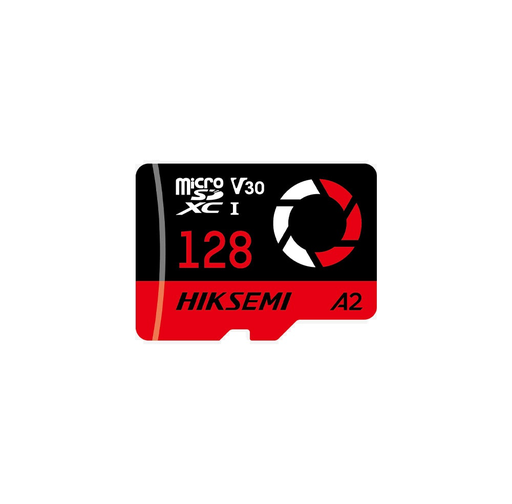 Tarjeta de Memoria HikSemi MICROSD 128Gb V30 R:180MB/s W:150MB/s A2 CAPTURE 4K camaras profesionales